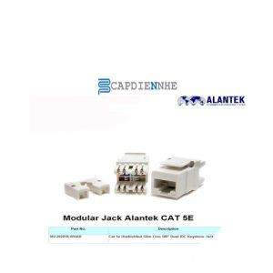 Cáp Mạng Alantek Cat5e UTP Jacks White 302-202LF1-00BL